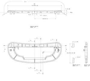 injection mold and injection molding parameters